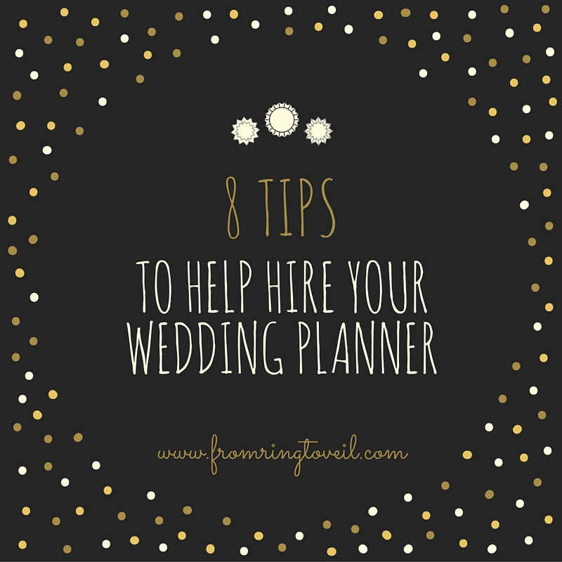 8 tips to help hire your wedding planner