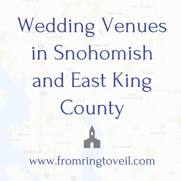 Wedding Venues in Snohomish and East King County