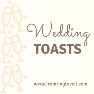 Wedding Toasts, From Ring to Veil, Wedding Planning Podcast