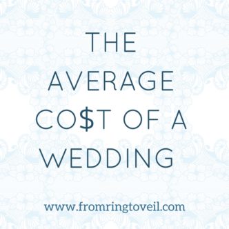 THE AVERAGE COST OF A WEDDING , from ring to veil, wedding planning podcast
