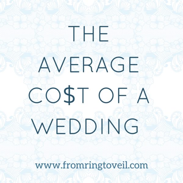 THE AVERAGE COST OF A WEDDING , from ring to veil, wedding planning podcast