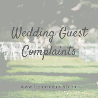 wedding guest complaints, wedding planning podcast