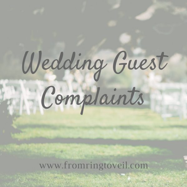 wedding guest complaints, wedding planning podcast