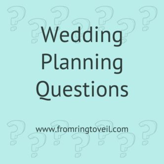 wedding planning questions, from ring to veil, wedding planning podcast