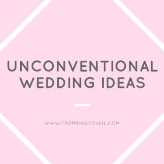 unconventional wedding ideas, from ring to veil., wedding planning podcast