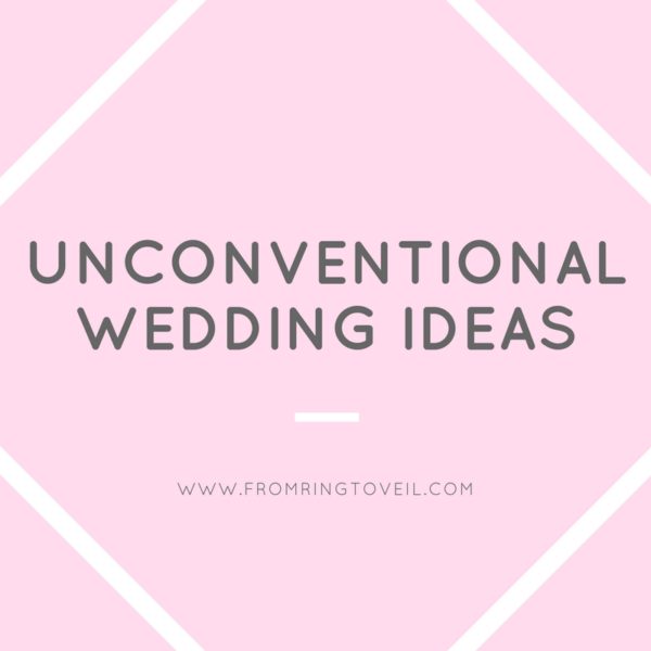 unconventional wedding ideas, from ring to veil., wedding planning podcast